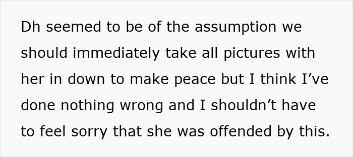 Text discussing a brother swapping wife and kids for new flame and reacting to pictures of his ex at a sister&rsquo;s BBQ.