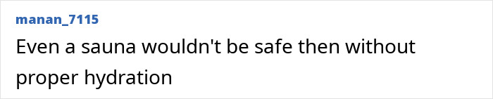 Text message on screen discussing the importance of proper hydration to prevent gymgoer medical emergencies post-workout.