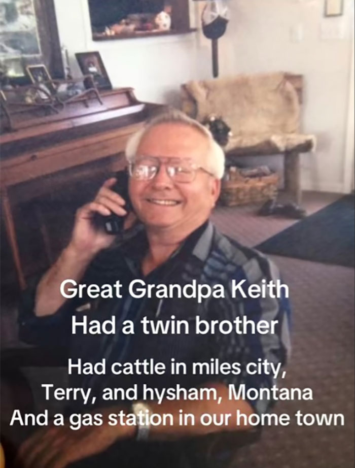 Elderly man smiling on phone, family historian sharing stories that inspired others to explore and share family trees online.