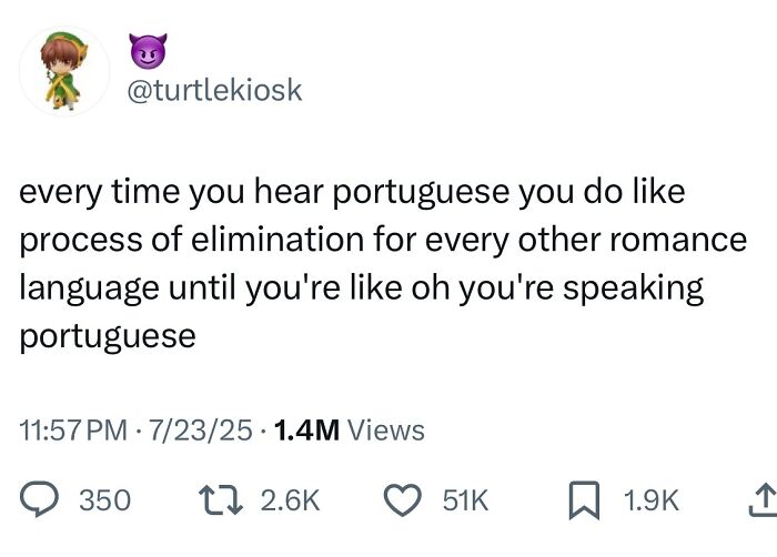 Tweet about recognizing Portuguese humor from a viral collection of hilarious tweets that slapped hard in July.
