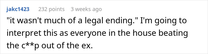 Screenshot of an online comment discussing a boyfriend being dragged for trying to stealthily euthanize his girlfriend&rsquo;s dog.