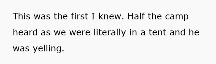 Daughter reading dad cheating texts, shocked by discovery during a heated moment in a camp tent. - 9
