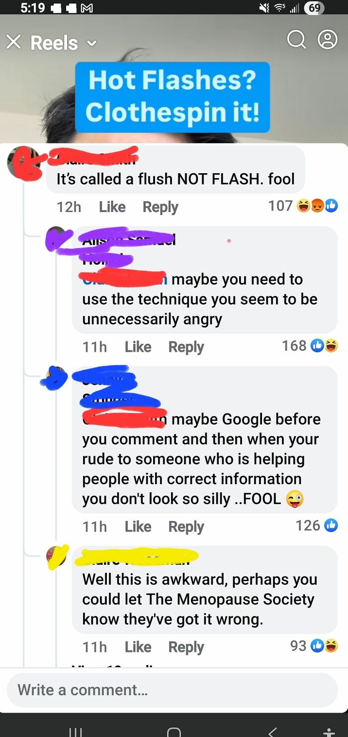 Screenshot of social media comments shaming overconfident know-it-alls for incorrect corrections in an online group.