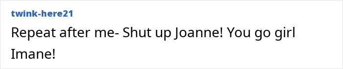 Comment text on a social media post reacting to Imane Khelif's dramatic makeover after Paris Olympics gender controversy.