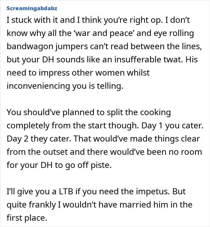 Alt text: Online discussion about woman regrets trip with friend and husband after plans get ruined and tensions rise