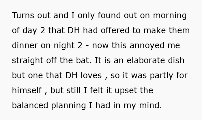 Woman regrets trip with friend and husband as dinner plans cause tension and disrupt carefully balanced vacation schedule.