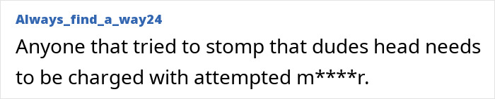 Screenshot of an online comment condemning violence in the Cincinnati brawl involving a victim with a swollen face.