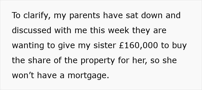&ldquo;You&rsquo;re Greedy And Disgusting&rdquo;: Parents Slam Daughter For Questioning Their &pound;160K Gift For Sister