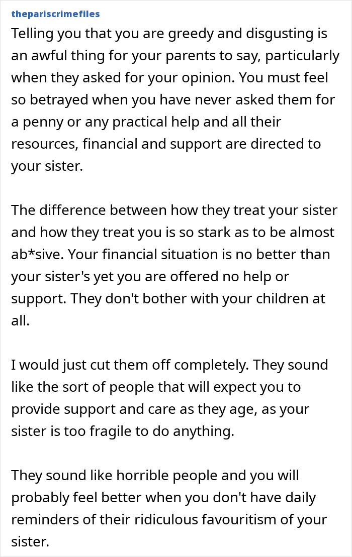 &ldquo;You&rsquo;re Greedy And Disgusting&rdquo;: Parents Slam Daughter For Questioning Their &pound;160K Gift For Sister
