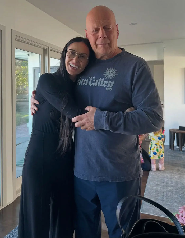 Bruce Willis and his wife sharing a heartfelt moment amid updates on the actor's health and family home changes. Bruce Willis and his wife sharing a heartfelt moment amid updates on the actor's health and family home changes.