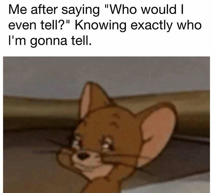 Hilarious meme with a smirking cartoon mouse, capturing funny moments for daily dose of laughter and good vibes.