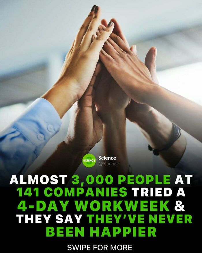 Hands of diverse people high-fiving, symbolizing teamwork and cool interesting facts about the world and science.