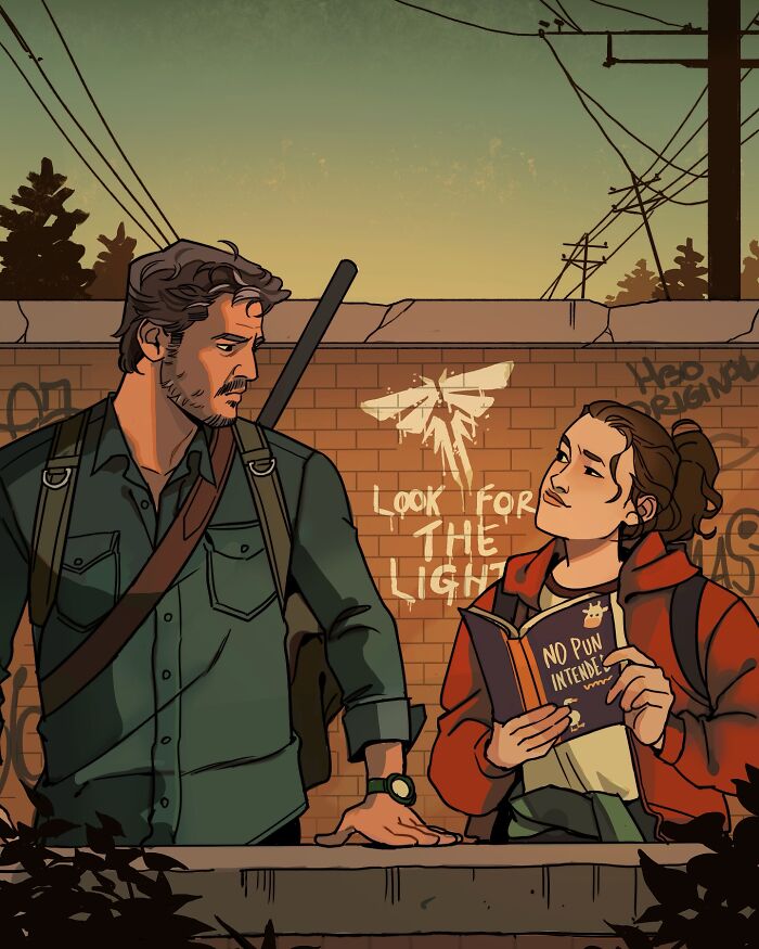 Illustration of two young heroes in an urban setting, showcasing Gabriel Picolo's relatable Teen Titans visual storytelling.