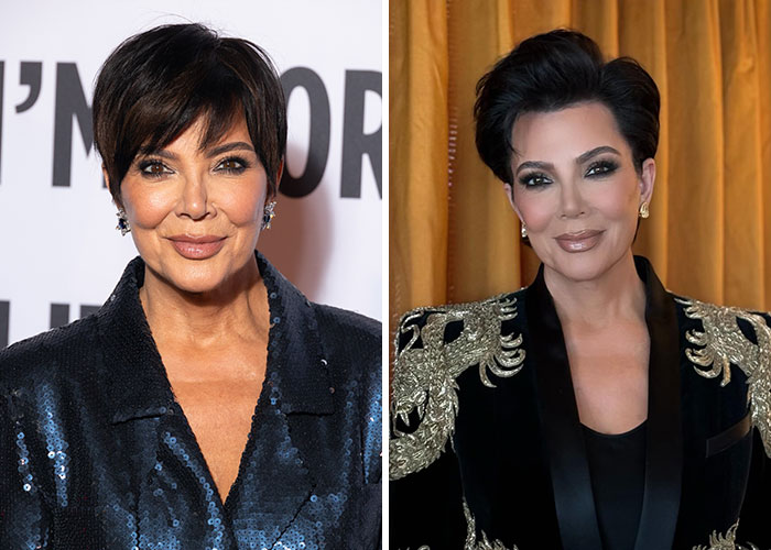 Kris Jenner posing in stylish outfits, sparking viral facelift rumors and discussions on aging gracefully. Kris Jenner posing in stylish outfits, sparking viral facelift rumors and discussions on aging gracefully.