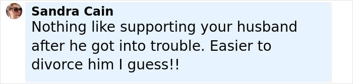 Screenshot of a social media comment discussing support and divorce amidst Isla Fisher's tough couple of years and split with Sasha Baron Cohen. - 20