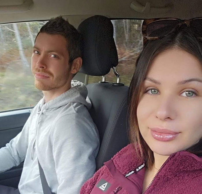 Man and woman inside a car with polygraph results made public for parents of two kids who disappeared without a trace