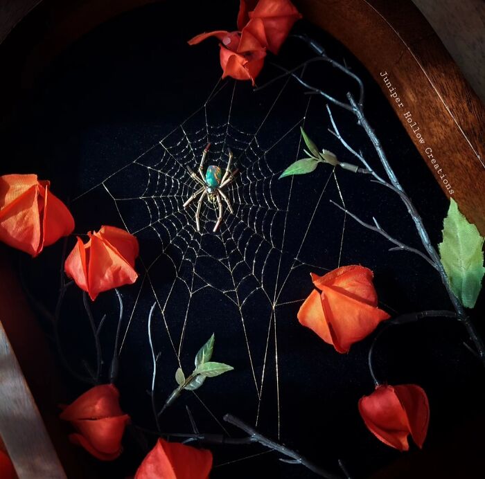 I Handmake Spider Webs