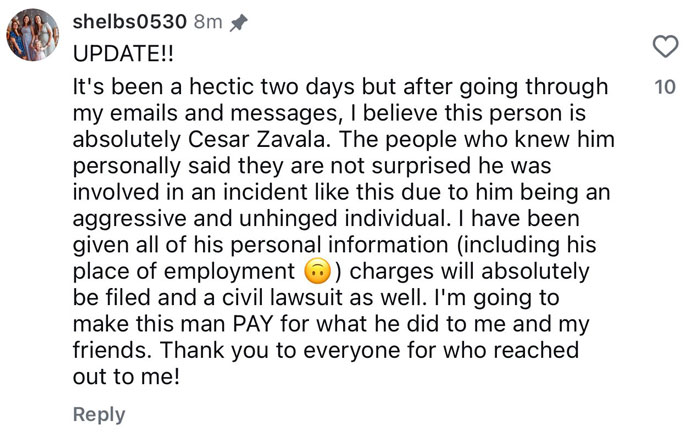 Social media post discussing a mom punched unconscious at concert after a drink incident sparked a violent brawl.