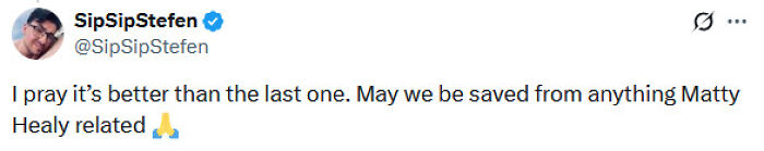 Screenshot of a tweet by a user commenting on music, related to anticipation around Taylor Swift&rsquo;s new album reveal.
