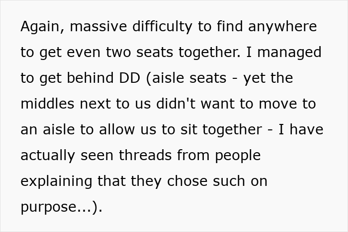 Alt text: Mom vents online about a challenging 6-leg flight with a kid who traumatized her during airline seating struggles.