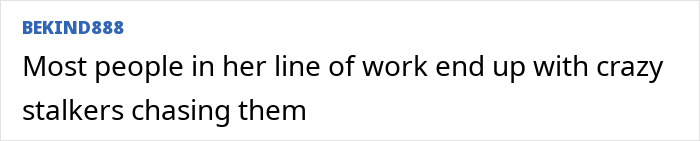 Screenshot of text discussing stalkers targeting a woman who slept with 583 men in a day in a scary machete chase incident.