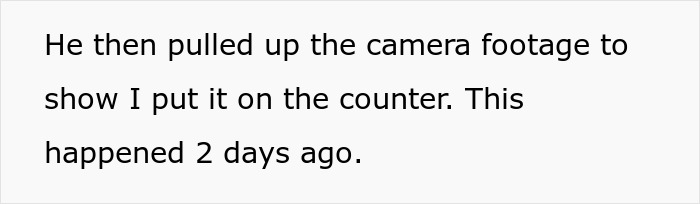 Screenshot of a text message describing a husband mocking wife over mispronunciation during surgery details, causing her tears.