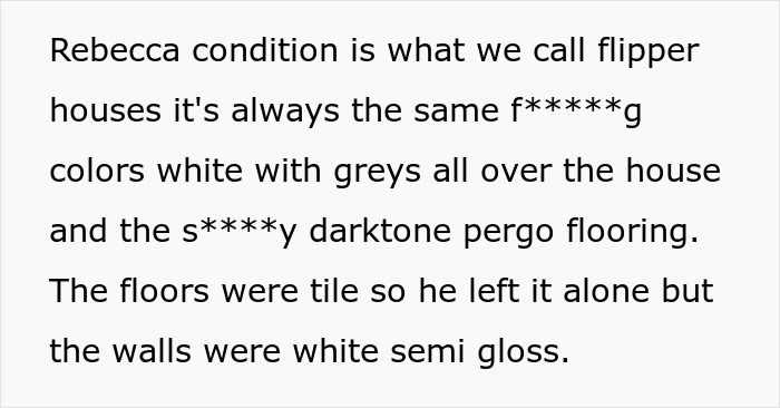 Landlord&rsquo;s daughter exploring a cool house with unexpected surprise in a flipper home with white and grey tones.
