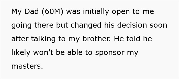 Text excerpt about a man getting sick after eating food touched by his dad, questioning if it&rsquo;s intentional.