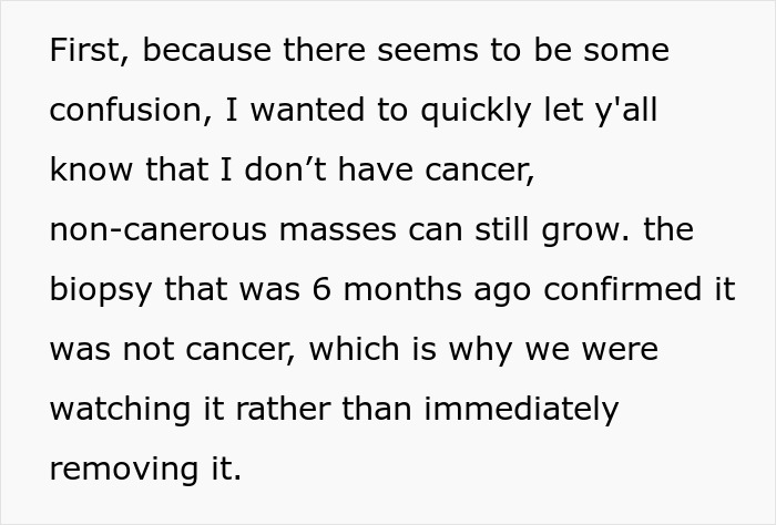 Text explaining surgery details with a wife sharing updates and hubby mocking her mispronunciation, causing tears.