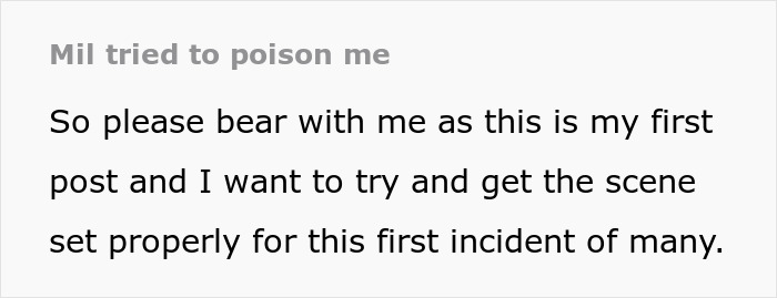 Woman writing a post about an incident involving mil try poison with a serious and concerned expression.