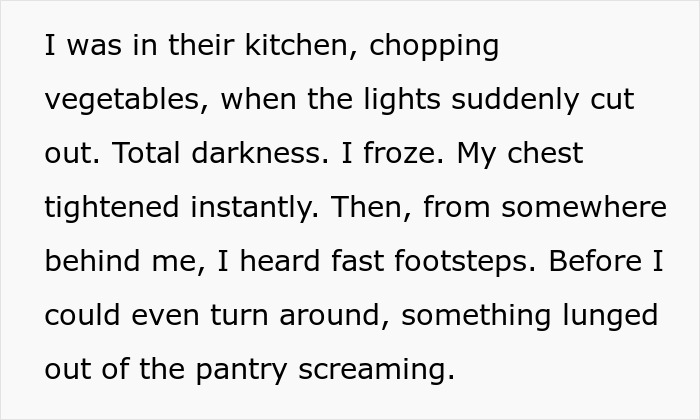 Man accidentally injures himself with a knife during a prank, resulting in an emergency room visit.