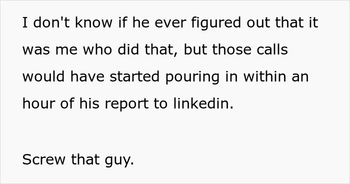 Text excerpt about a boss making life difficult for a grieving employee and facing karma as a result.