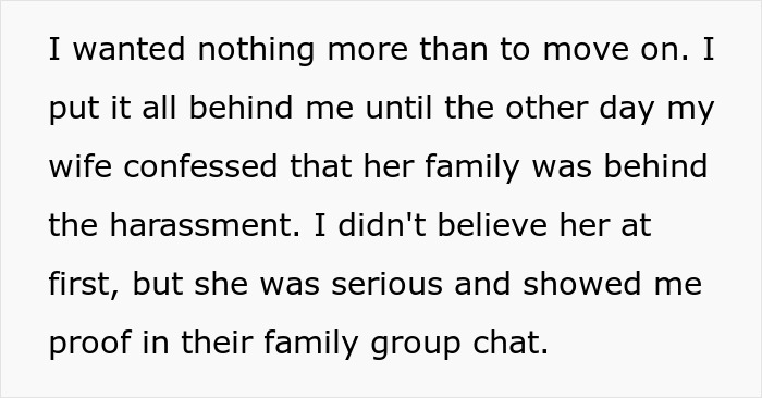 Man learns wife’s family secretly cyber-bullied him and bans them from seeing his son after proof revealed. - 11