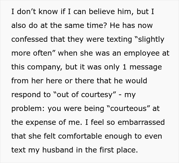 Wife Finds Husband&rsquo;s Texts With His Coworker Just 2 Weeks After Their Wedding: "My Stomach Sank"