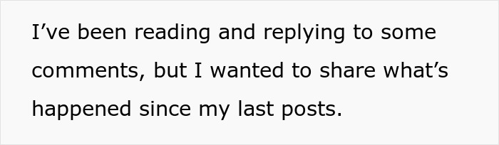 Text on screen describing a man getting sick every time he eats food touched by his dad, questioning if it&rsquo;s intentional.