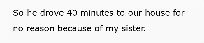 Man driving 40 minutes to house with his 2-year-old niece after sister fails to get a babysitter for doctor appointment.