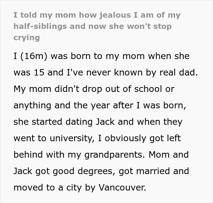 Teen son shares feelings of neglect while pregnant lady cries and family lashes out at him.