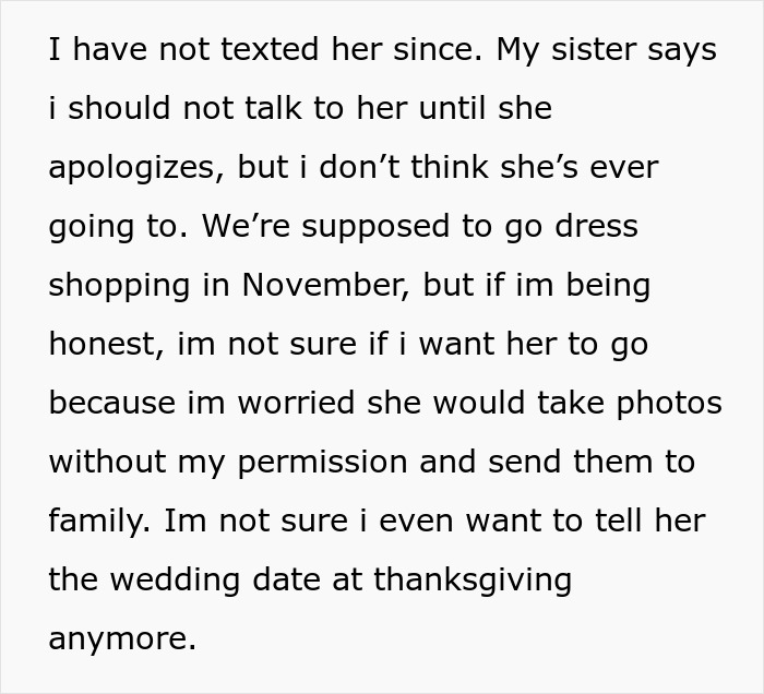 Bride cuts mom off from key wedding plans over concerns about sharing photos and family updates without permission Bride cuts mom off from key wedding plans over concerns about sharing photos and family updates without permission