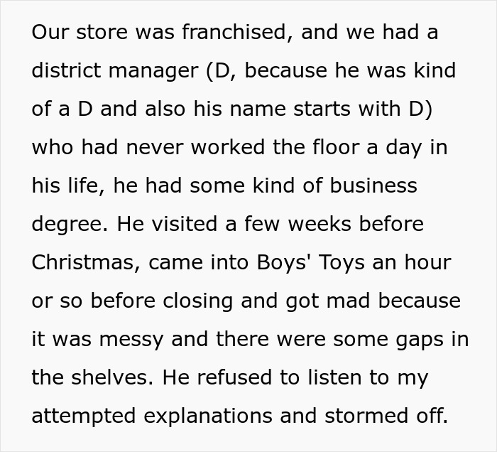 Manager criticizes woman as useless at work but she proves her value and teaches him a lesson in professionalism.