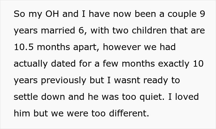 Text block describing a personal story, relevant to mil-try-poison-woman, highlighting relationship challenges and family details.