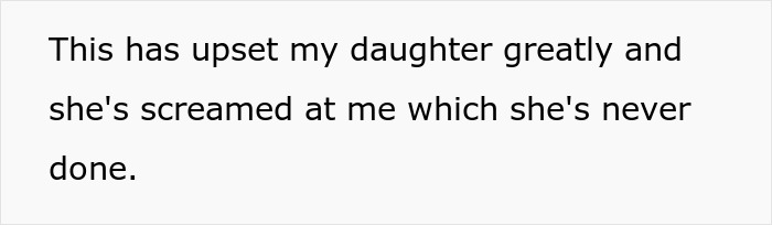 Man upset his daughter by refusing to let her get married in his yard, causing a rift in their relationship.