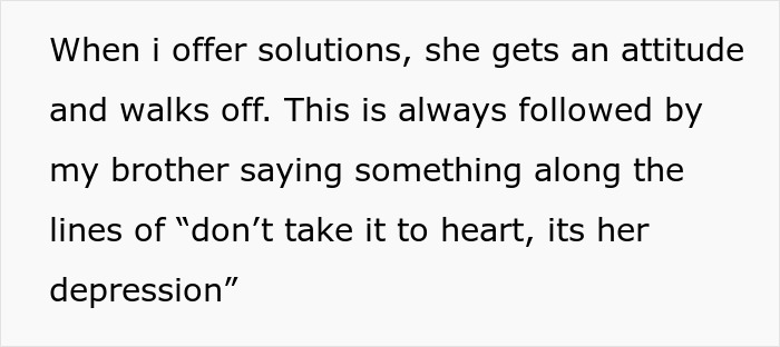 Text excerpt on screen about offering solutions and dealing with postpartum depression from a brother’s point of view. Text excerpt on screen about offering solutions and dealing with postpartum depression from a brother’s point of view.