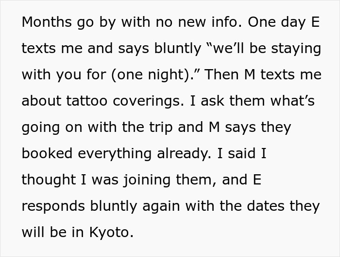 Woman expresses frustration after friends barely include her in their trips and treat her like a hotel. Woman expresses frustration after friends barely include her in their trips and treat her like a hotel.