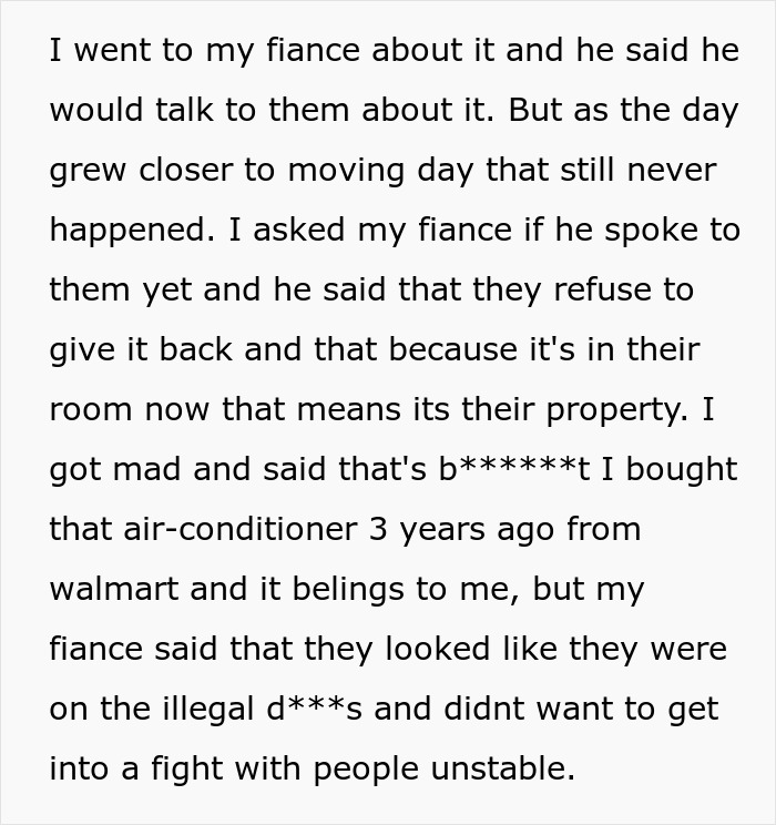 Roommates refuse to give back air conditioner and get busted for illegal activities involving unstable individuals.