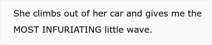 Woman in brand new Lexus trapped between curbs after skipping air pump line, showing a petty justice moment. - 9
