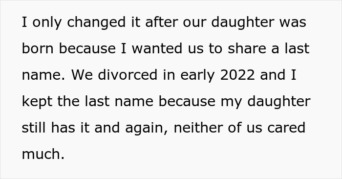 Woman Doesn’t Get What Her Last Name Has To Do With Ex Not Being Able To Get Married Again Woman Doesn’t Get What Her Last Name Has To Do With Ex Not Being Able To Get Married Again