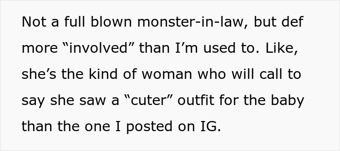 Mom disables MIL&rsquo;s baby cam access after realizing she&rsquo;s always spying on her, highlighting privacy concerns between family members.