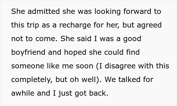 Woman cancels dream vacation with boyfriend due to work, shocked when he invites her best friend instead.