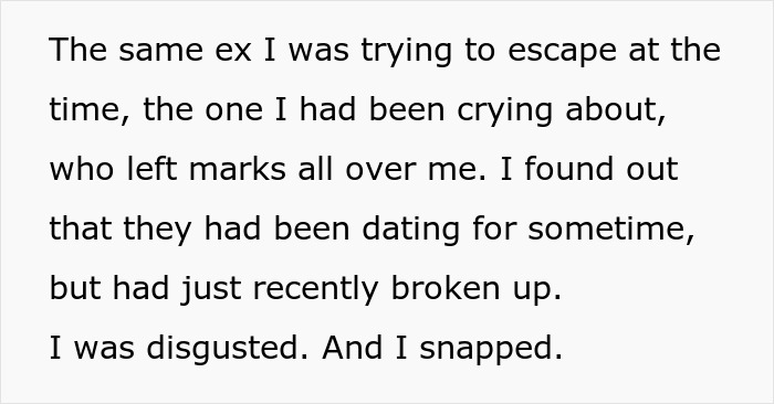 Text excerpt about betrayal by an ex-best friend and giving her a taste of her own medicine after being hurt. - 18