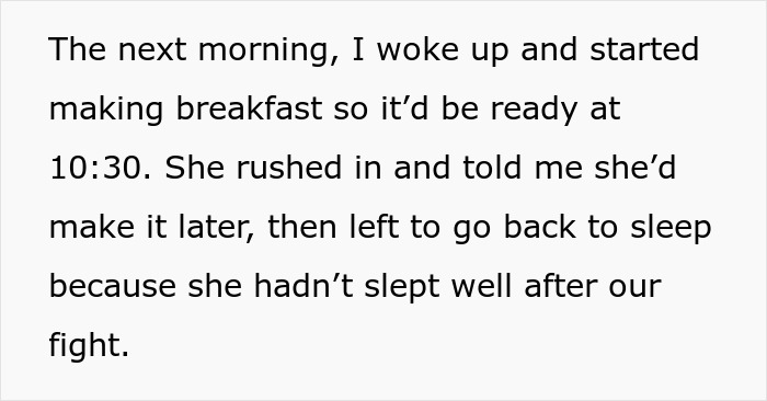 Man expects special treatment from girlfriend on his birthday but faces doubts about their relationship after a fight.
